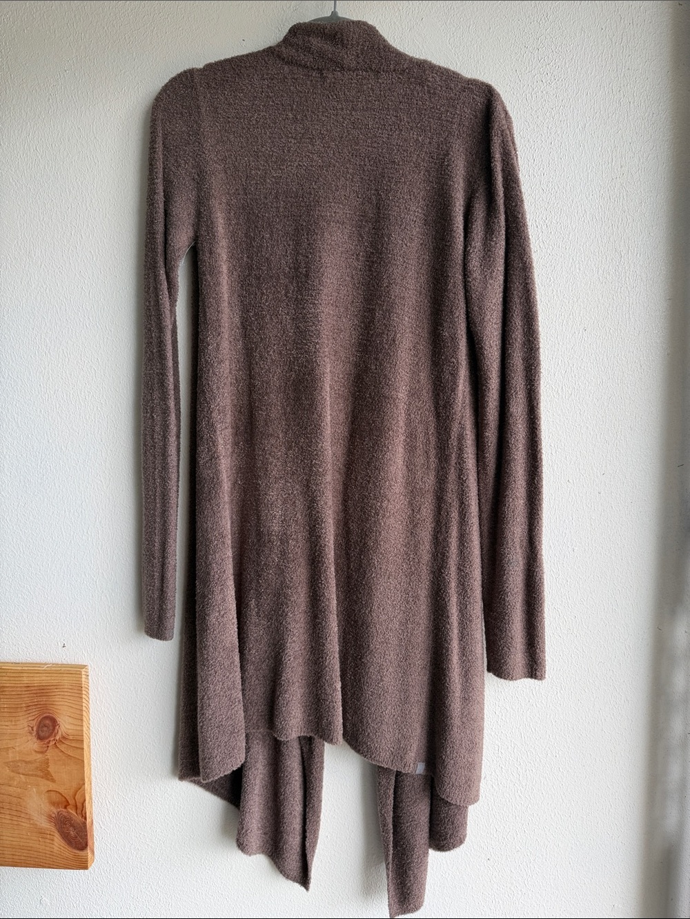 Barefoot Dreams Bamboo chic lite brown Long Cardigan small medium - Picture 4 of 4